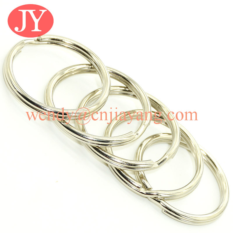 jiayang high quality bulk price 2.0mm wire key ring gold plated