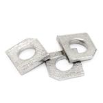 Stainless Steel 304 Square Taper Washers for Slot Section Salt Spray Endurance
