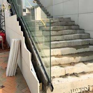 Quality UV-Resistant Aluminum Glass Terrace Fence With Reinforced Base Plates wholesale