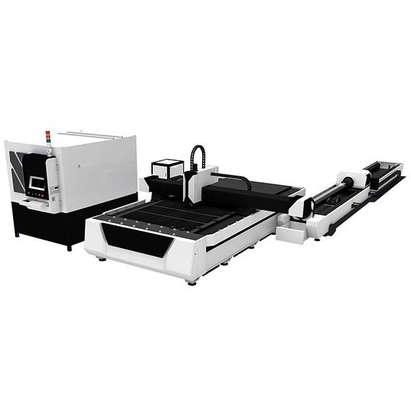 Tube And Sheet Laser Cuter Machine / Metal Sheet And Pipe Fiber Laser Cutting