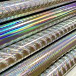 Industry UV Resistant Embossed Clear Holographic Hologram Silver Laser Packaging
