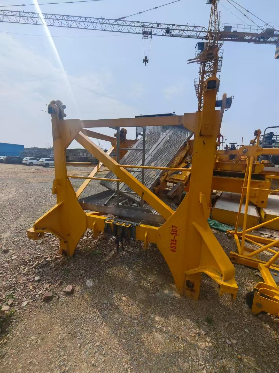 Zoomlion Tower Crane 6515-10 Car Type Moving for Maximum Efficiency Minimal Risk