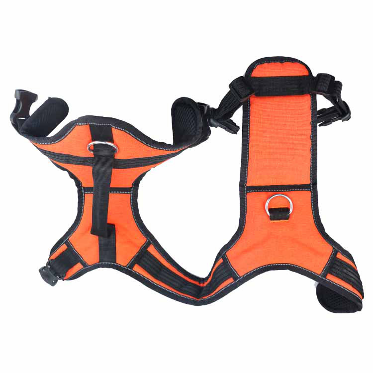 Washable Training Pet Harness Adjustable Neck Ventilated Reflective For Dogs