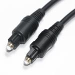 [ Factory Outlet ] Toslink Cable Digital Optical Audio Black Cable OD4.0 PVC For