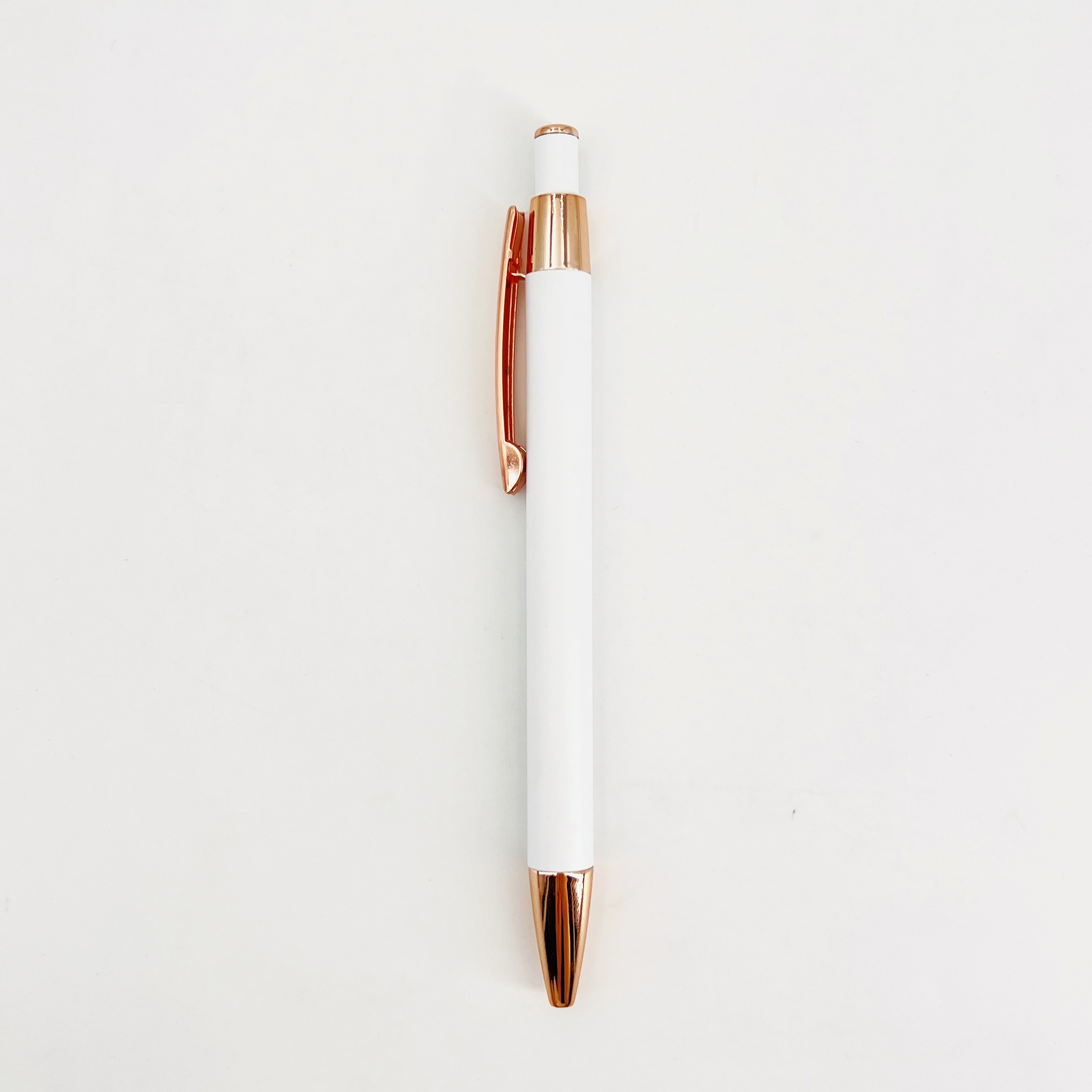 Classic Design Metal Ball Pen Press-Type Aluminum Ballpoint Pen Customized Logo