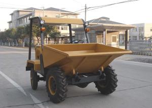 Quality Wheel 2WD 1.5 tons Tracked Wheelbarrow Hire , Hydraulic Concrete Four Wheel Barrow wholesale