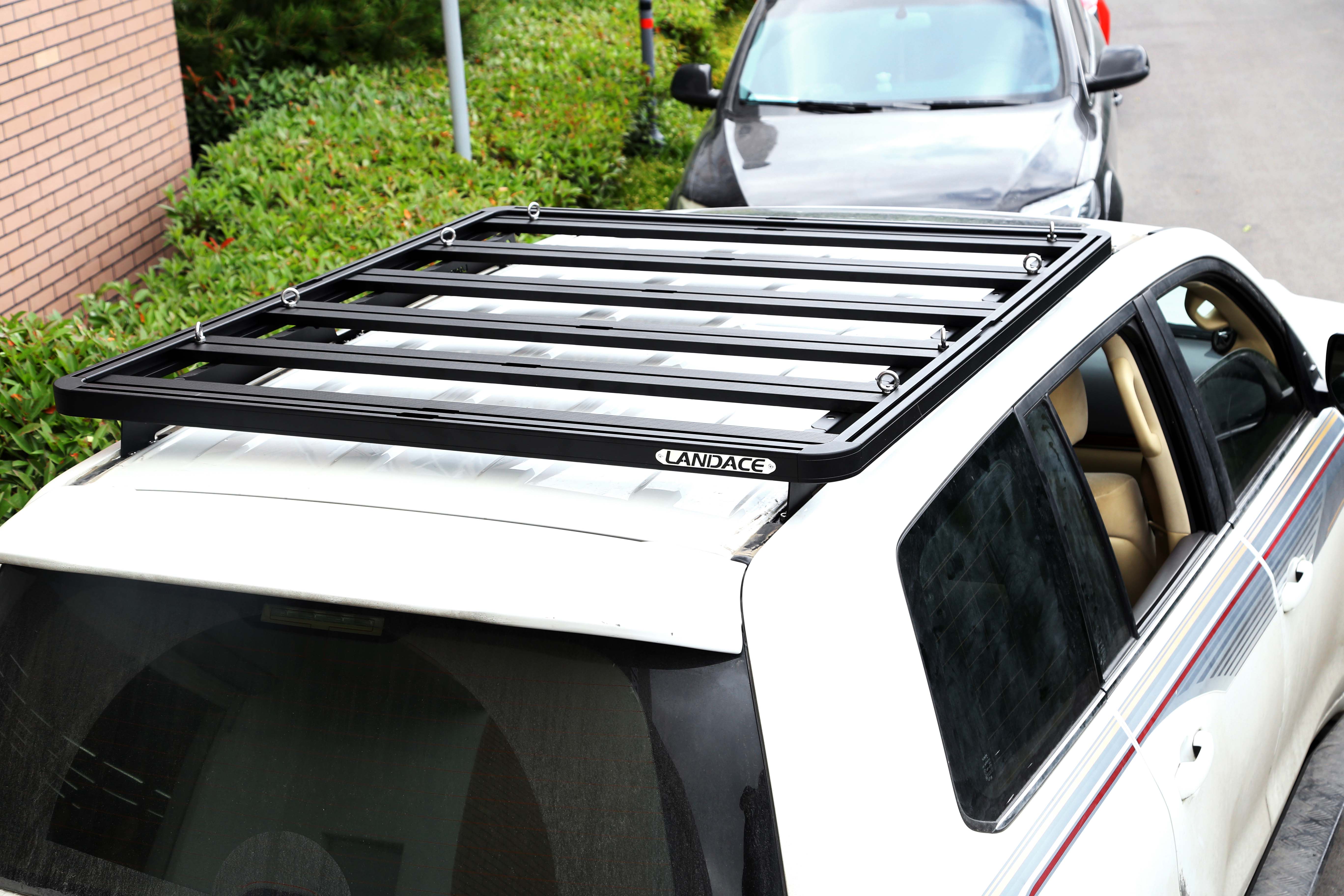 Aluminium Alloy Car Roof Rack Heavy Duty Steel Luggage Cargo Basket Easy Installation