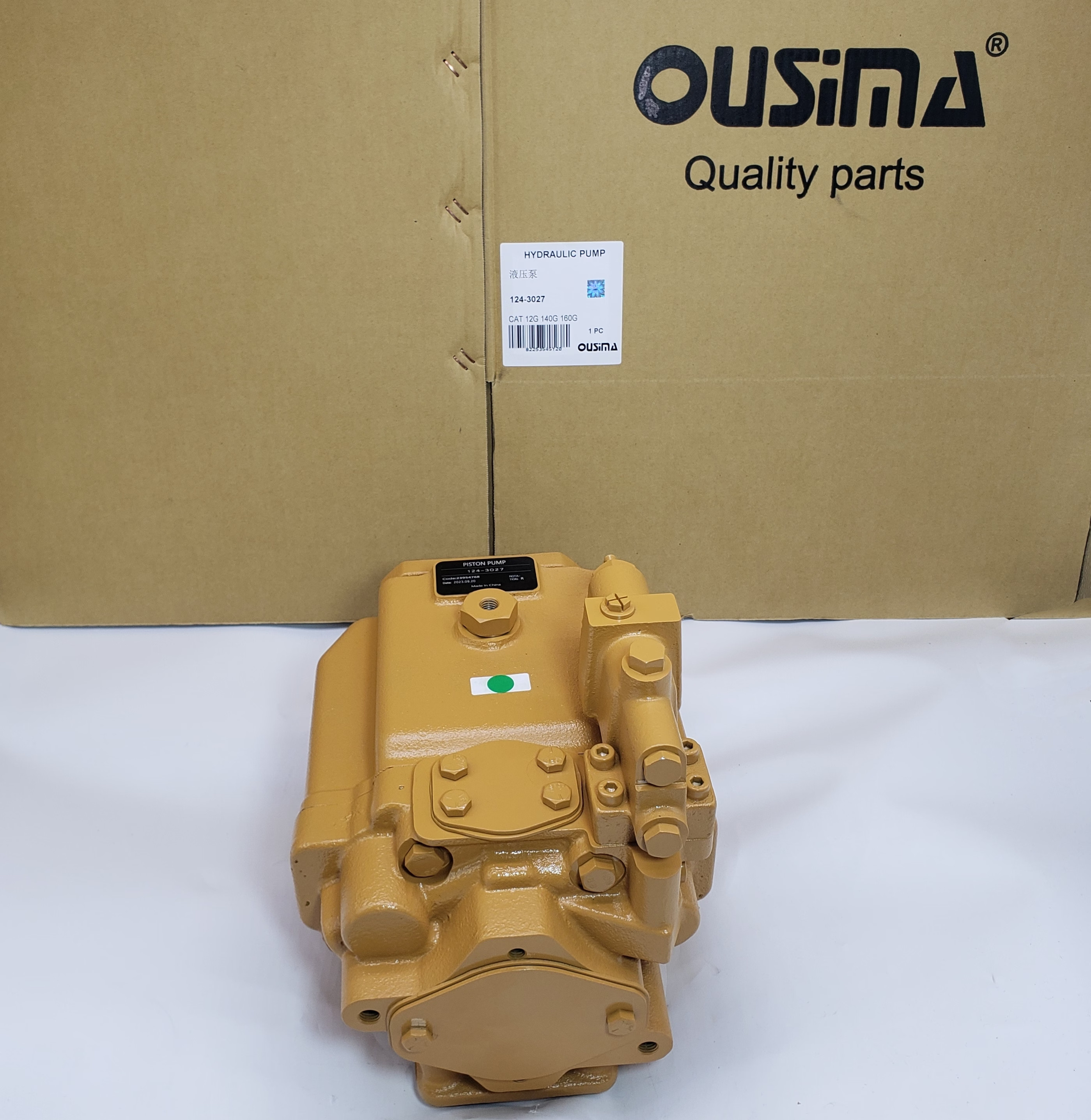 124-3027 1243027 Hydraulic Gear Pump For CAT 12G 140G