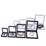 Jewelry Display PE Membrane Suspension Box , Transparent Film Floating Jewelry