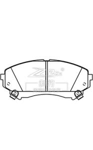 Quality Cadillac 2010-2011 CTS Ceramic Brake Pad Front D1331 , 25958115 wholesale