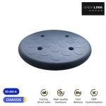 Roundness Diameter 335mm,30mm Thick Design Black PU Seat Cushion Pad Bar Stool