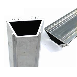 Quality Square Aluminum Heatsink Extrusion / Window Frame Parts Good Water Tightness wholesale