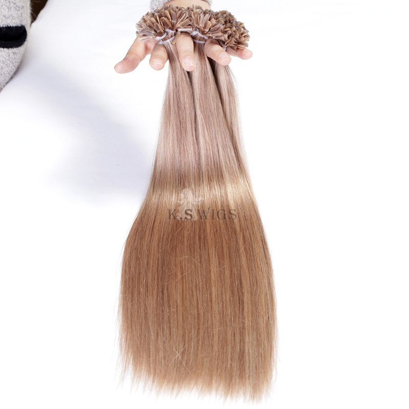 Premium Quality 100% Brazilian Fancy Colored U-tip remy hair extension