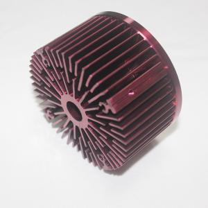 Quality Anodizing Red Al1070 Cold Forged Heat Sink For Led Light ISO9001 wholesale