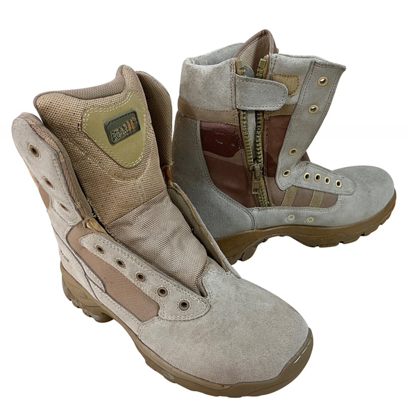 Maximize Safety with Durable Lace Up to Shin Level Cow Suede Leather Boots