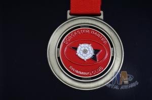 Quality Beautiful Flower Logo Custom Award Medals Anniversary Medallions 50mm Size wholesale