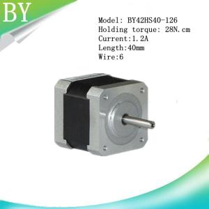 Quality NEMA17 BY42HS40-126 28N.cm 1.2A 6wires stepping motor wholesale