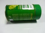 Metal Tin Food Packaging Container Green Round With Lid / Cover