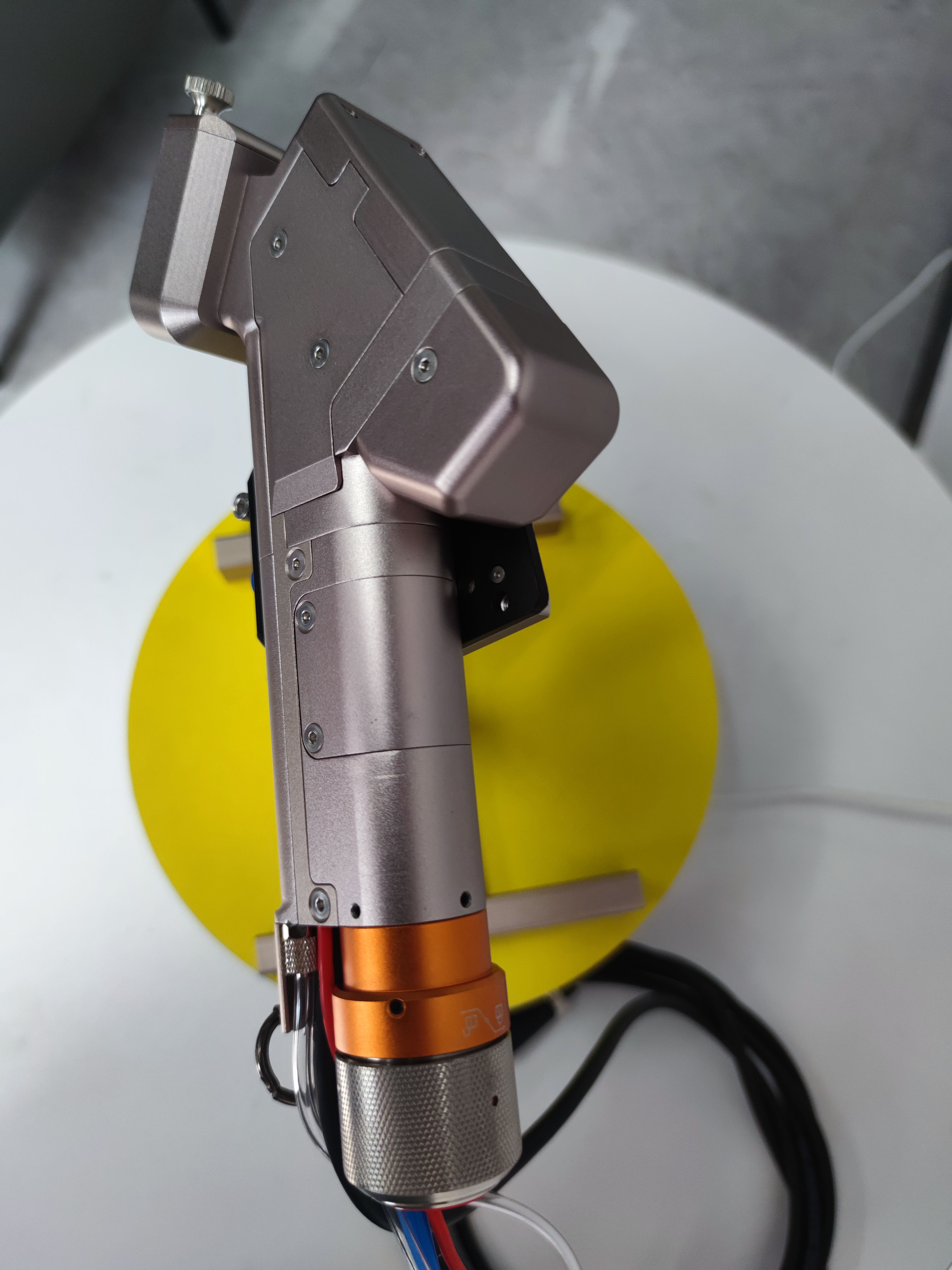 Rust Removal Laser Cleaning Head Gun Portable With Fiber Laser Source