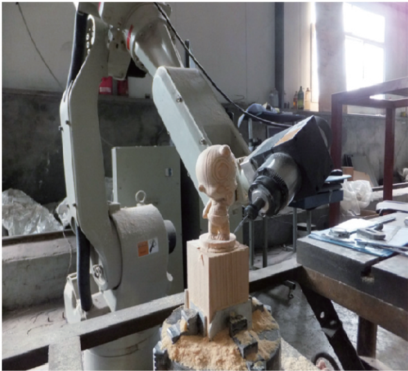Sculpture Wood Mold Polyurethane Acrylic Mechanical Arm Carving