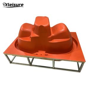 Quality professional oval gel-coat spa hot tub mold (male mold) spa massage bathtub with two seats design bathtub mould wholesale