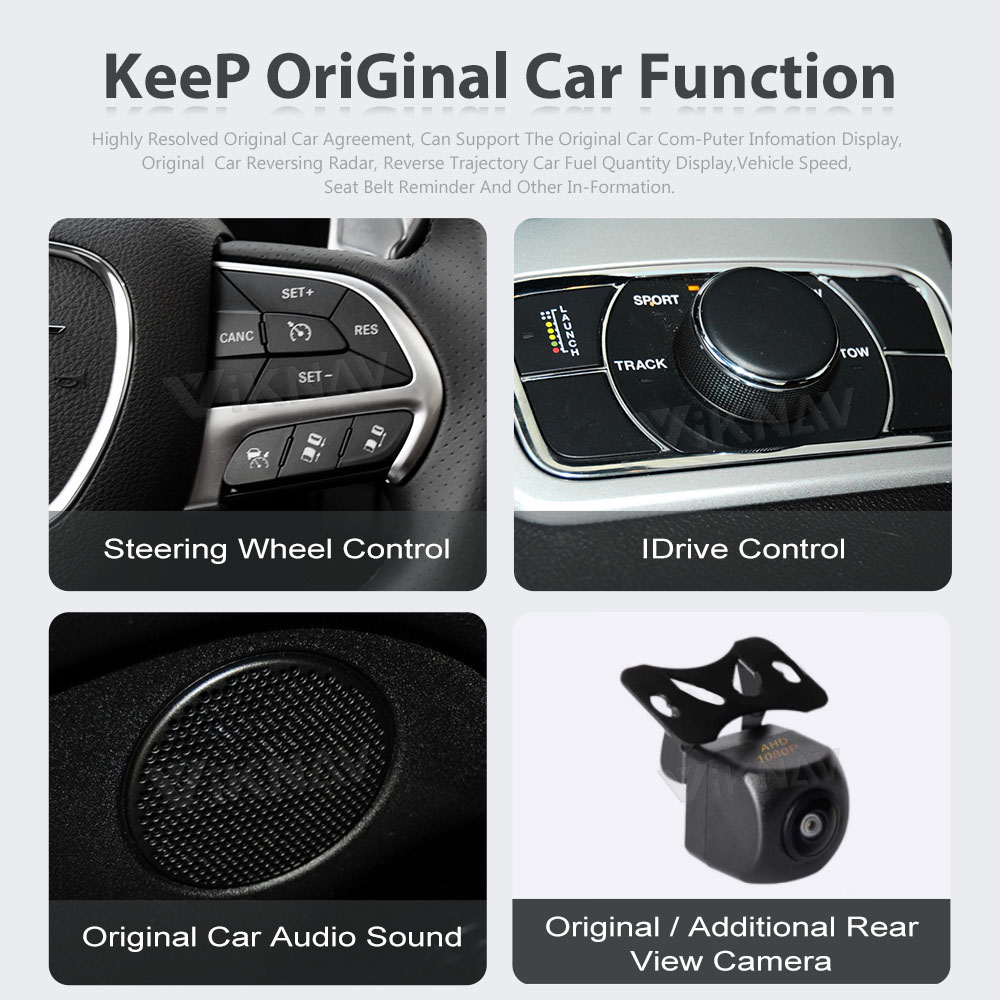 Jeep Grand Cherokee Android 11 Car Radio Player Stereo Auto Audio GPS Navigation