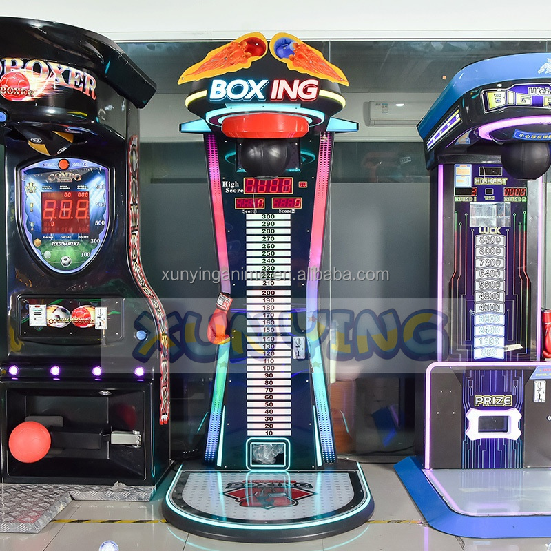 Spider Box Meter Punching Arcade Game Metal Plastic Material