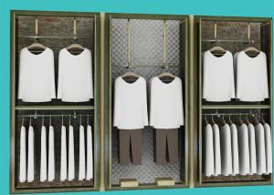 Quality Simple Style Wall Mounted Display Cabinets Floor Standing For Clothing Shop wholesale