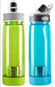 Quality tritan water bottle with strainer- Made of durable Eastman TritanTM wholesale