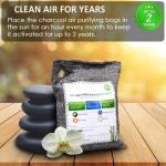 OEM Odor Absorbing 4Pack x 200g Activated Charcoal Air Purifying Bags Bamboo