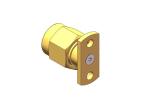 Gold Plated 50Ω 2 Holes Flange Mount SMA Connector