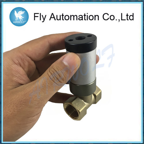 Q22HD-20 Automotive Auto Parts 3/4 Inch 2-2 Way Pneumatic Tube Valve Air Control Liquid brass Valve