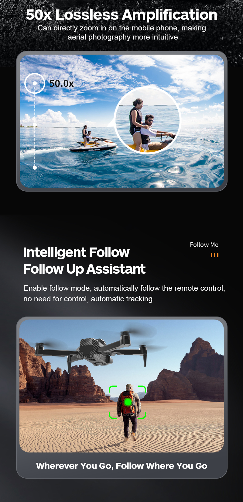 A13 Mini Drone 4k Dual Camera Obstacle Avoidance Optical Flow Foldable Wifi Brushless Motor Dron Quadcopter Toy Foldable