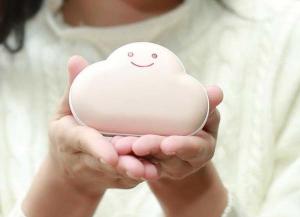 Quality New Fashion Gift 3600mah Mini Cloud Hand Warmer Mobile charger Power Bank wholesale