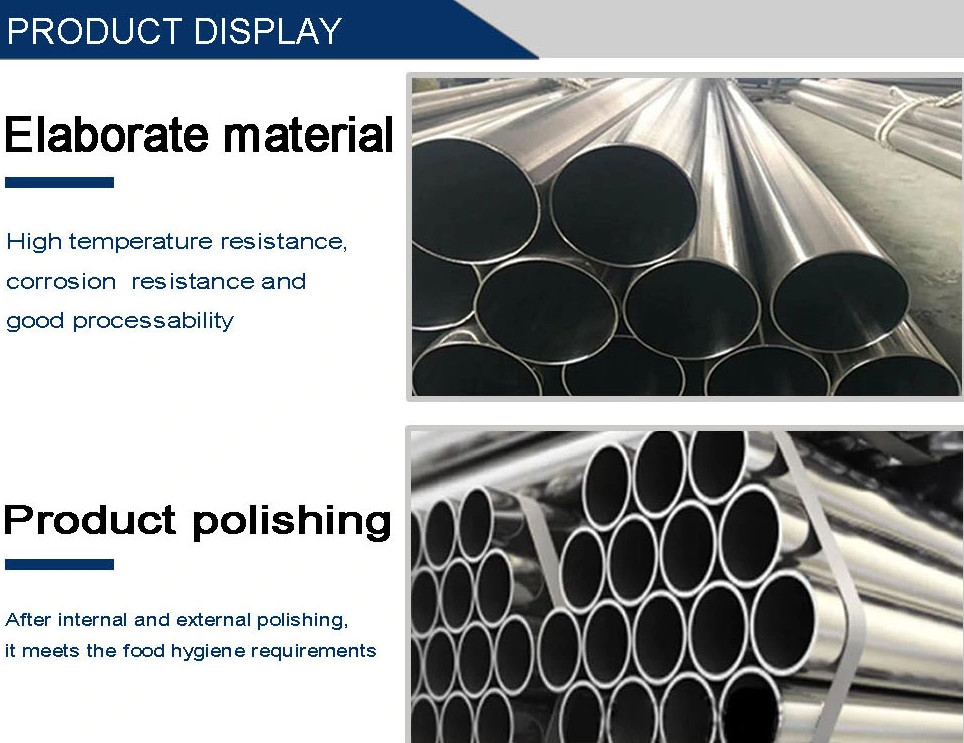 OEM 304 316 SS Steel Pipes