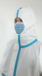 Collapsible Disposable Protective Clothing Breathable Good Air Permeability
