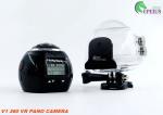 0.96 '' Oled Screen 3D VR 360 Camera V1 Outdoors Wifi 4k 16MP For Underwater 30