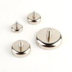 YYC25 Strong Male Thread Neodymium Pot Magnet Axial Magnetized