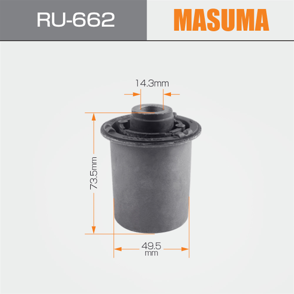 2008- RU-662 MASUMA Auto Replacement Part Mounting Bush for NISSAN PATROL VK56VD