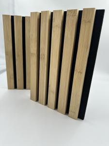 Quality High Density Natural Bamboo Akupanel Sound Absorption Acoustic Wood Wall Panel wholesale