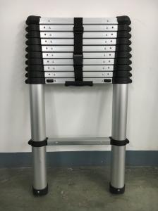Quality En131 Silver 2.6m Aluminum Telescopic Extension Ladder wholesale