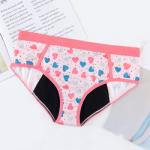 Cotton Spandex Period Panties Underwear Plain Dyed MidRise Maternity Period