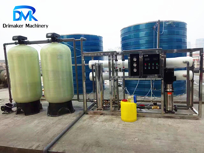 Automatic Water Treatment System 4 Tons Water Purifying Machine With Hydranautics Filter Membrane