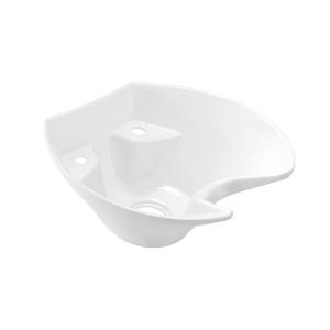 Quality White Ceramic shampoo bowl wash basin for beauty wholesale