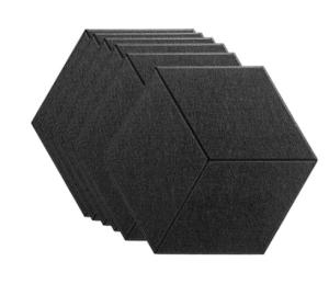 Quality 48 Basic Color Hexagon Acoustic Panel Sound Insulation Pad For Acoustic Treatment wholesale