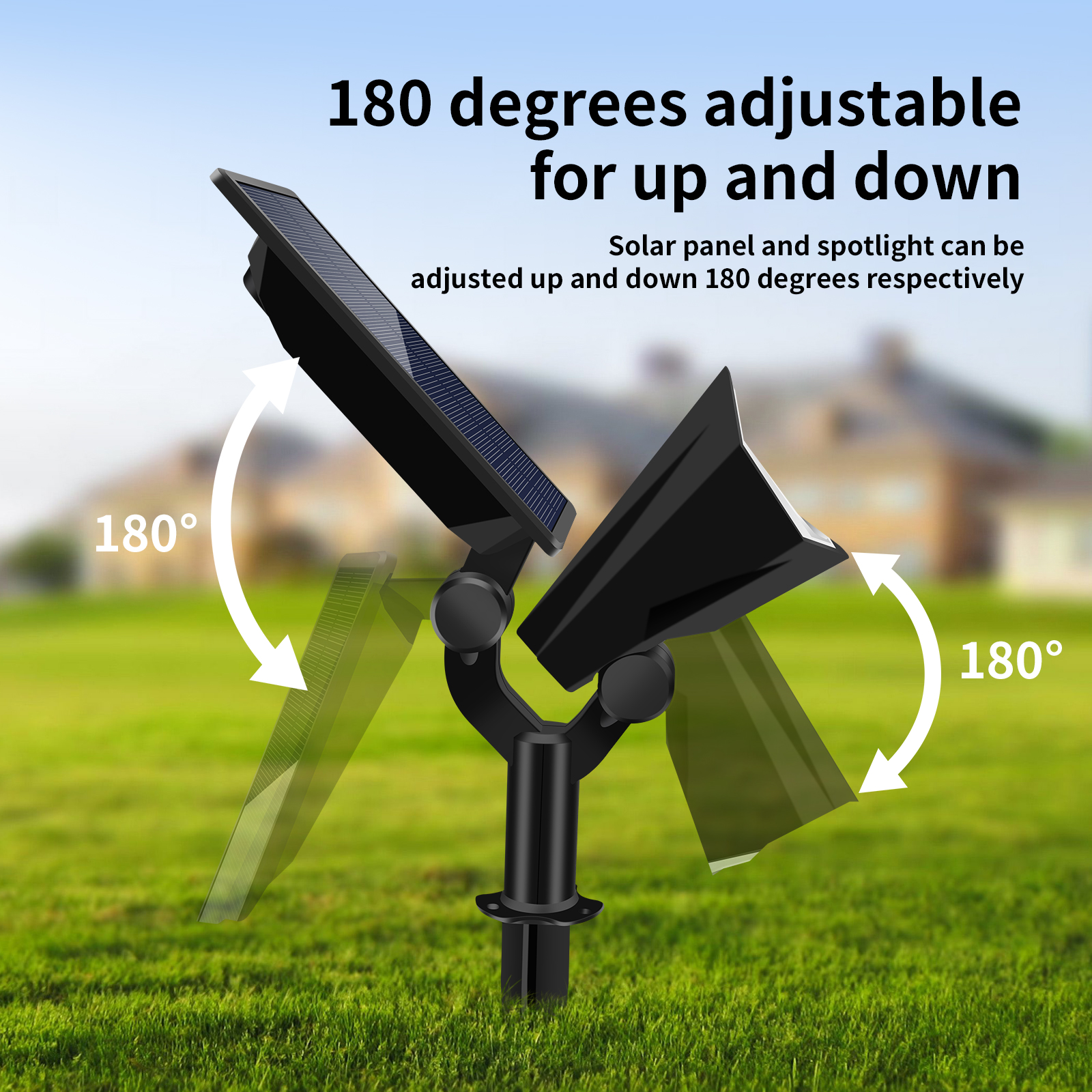ABS outdoor garden light