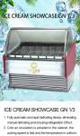 Commercial Ice Cream Showcase Refrigeration Unit 220-240V 2N-50HZ 1/4*6PAN PCS