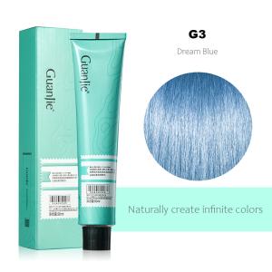 Quality Dream Blue Color Changing Salon Specification Semi-Permanent Organic Hair Dye for B2B wholesale