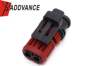 Quality Black 2 Pin Tyco AMP Connectors 1337245-3 Diesel Fuel Injector Connector wholesale