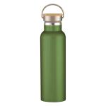 Vacuum Insulated Stainless Steel Flask Bottle 21OZ With Bamboo Lid Unbreakable